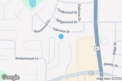 Map image of the property - 1666 Hallmark Hills Dr