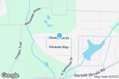 Map image of the property - 6471 Chickasaw Dr