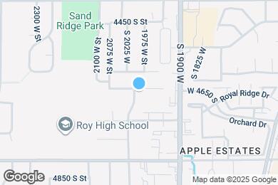 Map image of the property - 2017 W 4600 S