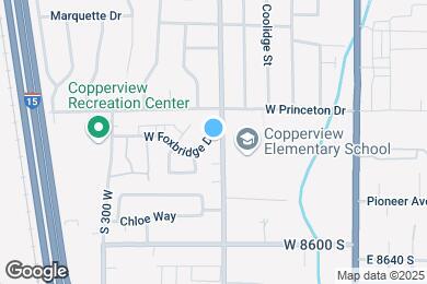 Map image of the property - 176 W Foxbridge Dr
