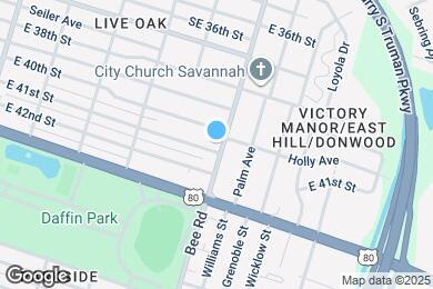 Map image of the property - 1464 E 41st St