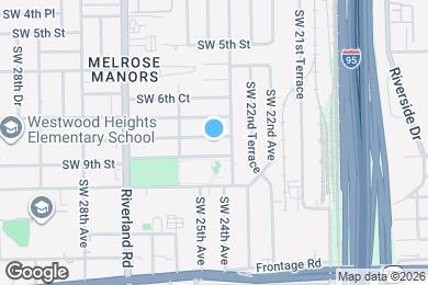 Map image of the property - 2464 SW 8th St