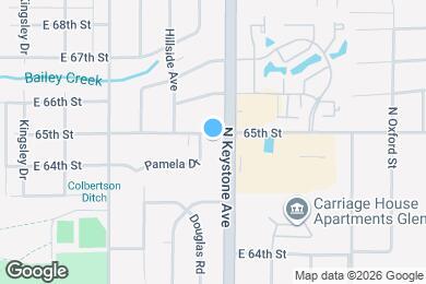 Map image of the property - 2307 E 65th St