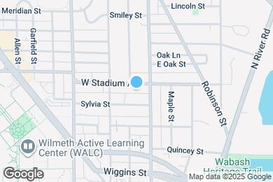 Map image of the property - 121 W Stadium Ave