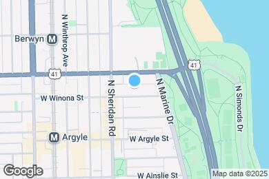 Map image of the property - 924 W Winona St