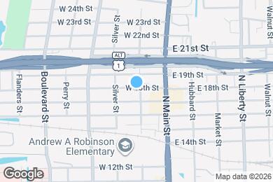 Map image of the property - 106 W 18th St