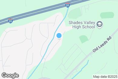 Map image of the property - 1336 Shades Terrace