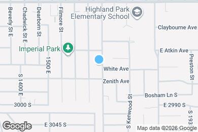 Map image of the property - 2872 S Imperial St