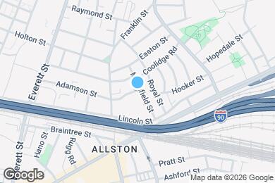 Map image of the property - 4 Alcott St