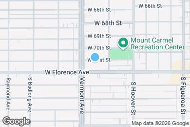 Map image of the property - 934 1/2 West 71st Street