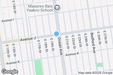 Map image of the property - 1494 Ocean Ave