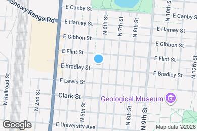 Map image of the property - 515 E Bradley St