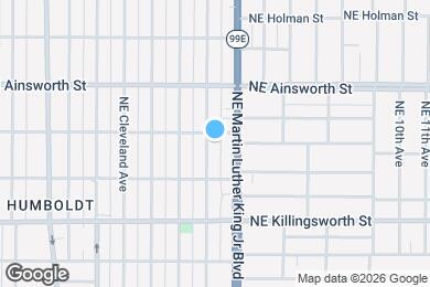 Map image of the property - 5764 NE Garfield Ave.