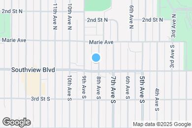 Map image of the property - 144 8th Ave S