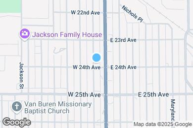 Map image of the property - 2385 Washington St