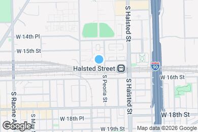 Map image of the property - 1525 S Sangamon St