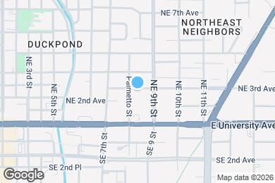 Map image of the property - 813 NE 3rd Ave