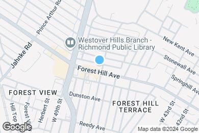 Map image of the property - 4701 Forest Hill Ave