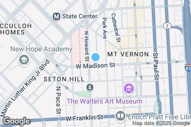 Map image of the property - 218 W Madison St