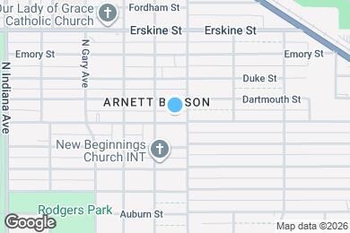 Map image of the property - 2906 Cornell St