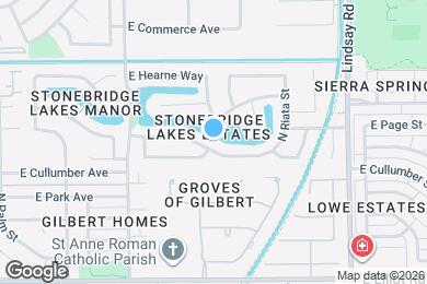 Map image of the property - 532 E Stonebridge Dr