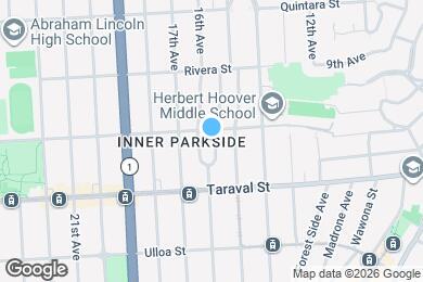 Map image of the property - 2317 Cecilia Ave