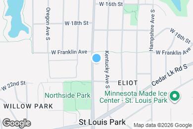 Map image of the property - 2019 Louisiana Ave S