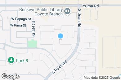 Map image of the property - 21759 W Cocopah St