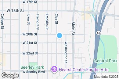 Map image of the property - 2016 Clay St