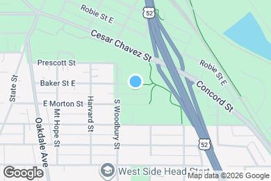 Map image of the property - 318 Baker St E