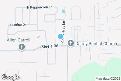 Map image of the property - 47 Cedar Tree Ln