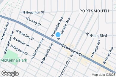 Map image of the property - 7519 N Clarendon Ave