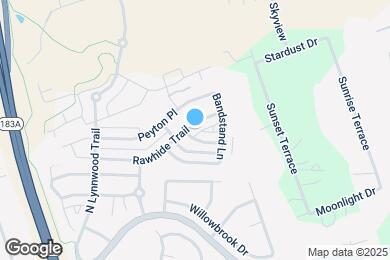 Map image of the property - 1202 Rawhide Trail