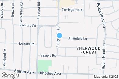 Map image of the property - 3503 Allandale Ln