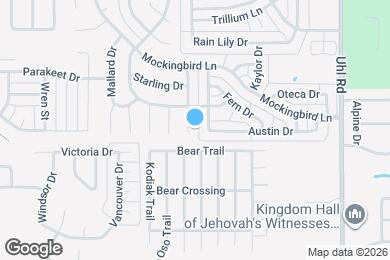 Map image of the property - 1508 Pintail Ct