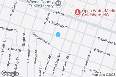 Map image of the property - 1108 E Walnut St