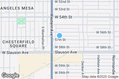 Map image of the property - 1729 W 57th St