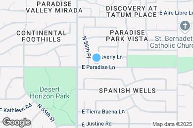 Map image of the property - 5636 E Paradise Ln