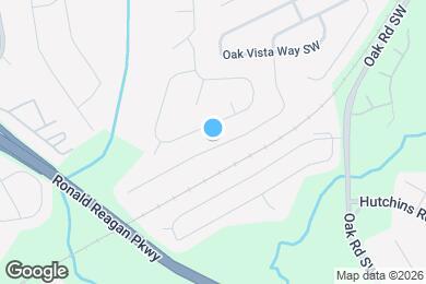 Map image of the property - 551 Oak Vista Ct