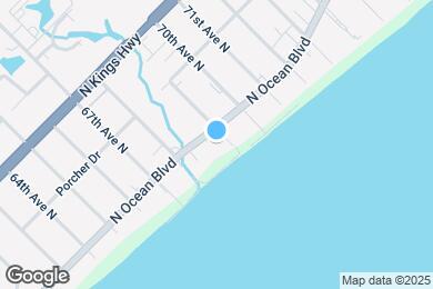 Map image of the property - 6810 N Ocean Blvd