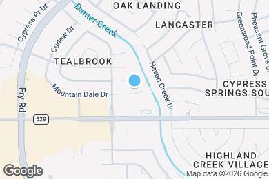 Map image of the property - 20118 Mountaindale Drive