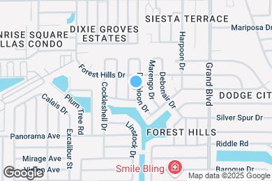 Map image of the property - 1633 Doubloon Dr