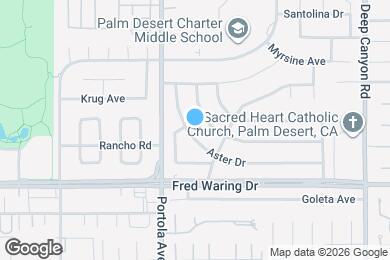 Map image of the property - 74092 Aster Dr
