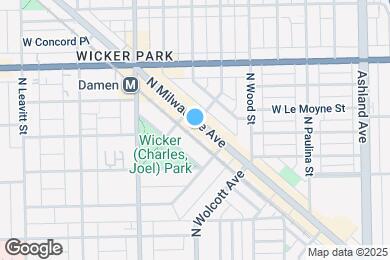 Map image of the property - 1470 N Milwaukee Ave