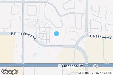 Map image of the property - 10177 E Peakview Ave