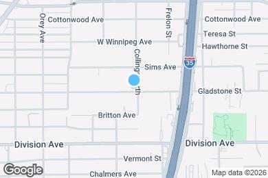 Map image of the property - 603 Gladstone