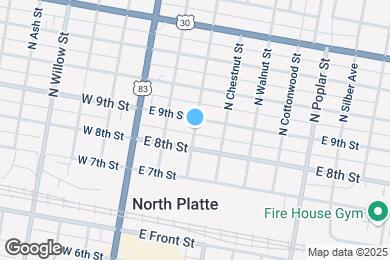 Map image of the property - 815 N Bailey St