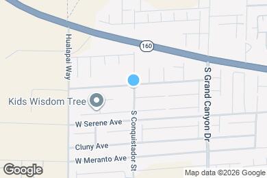 Map image of the property - 9173 S Conquistador St