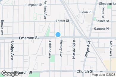 Map image of the property - 1846 Wesley Ave