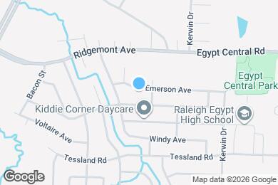 Map image of the property - 3775 Emerson Ave